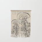 Minimal Floral Jellyfishes 1 Wall Hanging Gallery Image 1