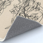 Minimal Floral Jellyfishes 1 Rug Gallery Image 4