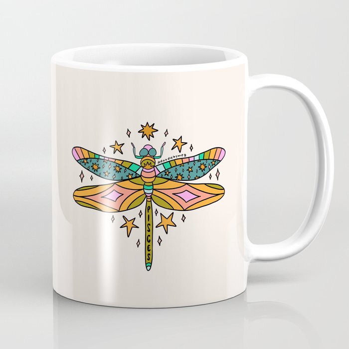 Pisces Dragonfly Coffee Mug Gallery Image 1