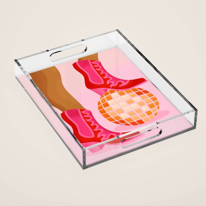 Disco Cowgirl Acrylic Tray Gallery Image 1
