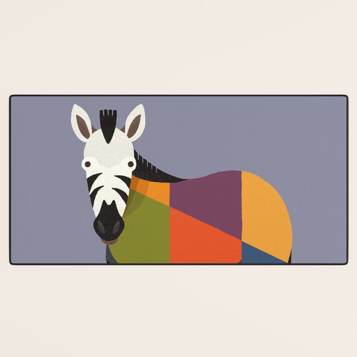 Zebra Desk Mat Gallery Image 3