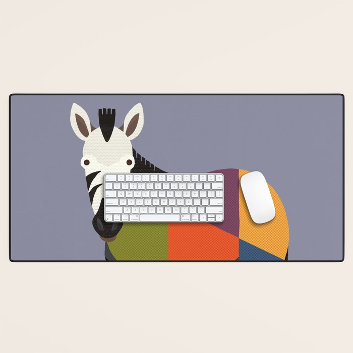 Zebra Desk Mat Gallery Image 1