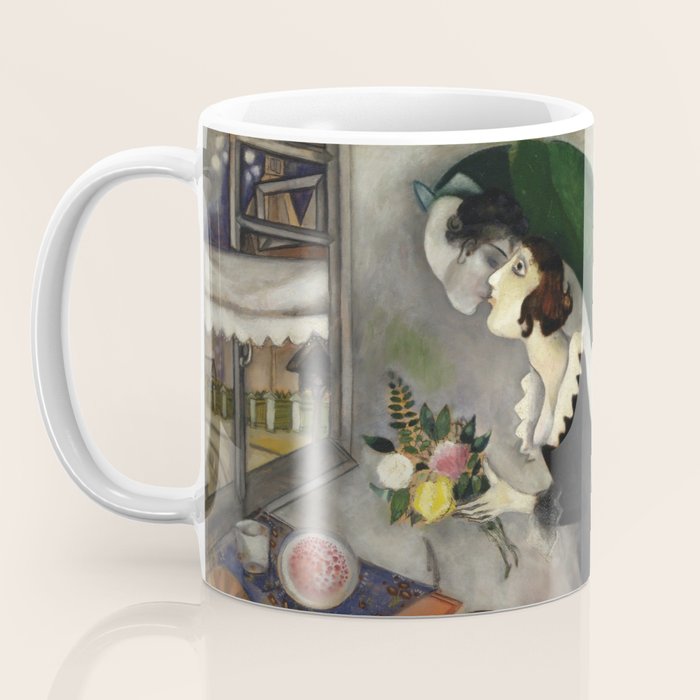 Marc Chagall, The Birthday 1915 Artwork, Posters Tshirts Prints Bags Men Women Kids Coffee Mug Gallery Image 3