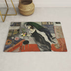 Marc Chagall, The Birthday 1915 Artwork, Posters Tshirts Prints Bags Men Women Kids Rug Gallery Image 1