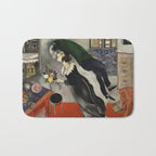 Marc Chagall, The Birthday 1915 Artwork, Posters Tshirts Prints Bags Men Women Kids Bath Mat Gallery Image 1