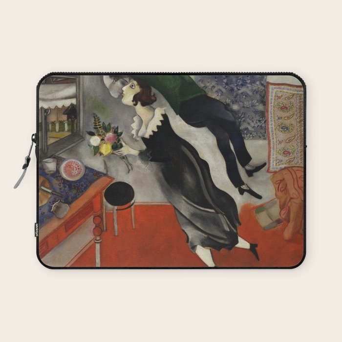 Marc Chagall, The Birthday 1915 Artwork, Posters Tshirts Prints Bags Men Women Kids Laptop Sleeve Gallery Image 1
