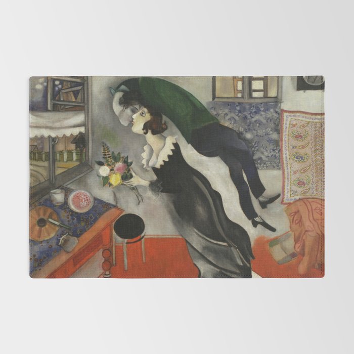 Marc Chagall, The Birthday 1915 Artwork, Posters Tshirts Prints Bags Men Women Kids Rug Gallery Image 2