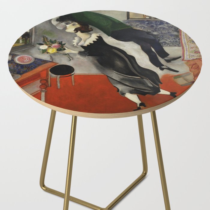 Marc Chagall, The Birthday 1915 Artwork, Posters Tshirts Prints Bags Men Women Kids Side Table Gallery Image 2