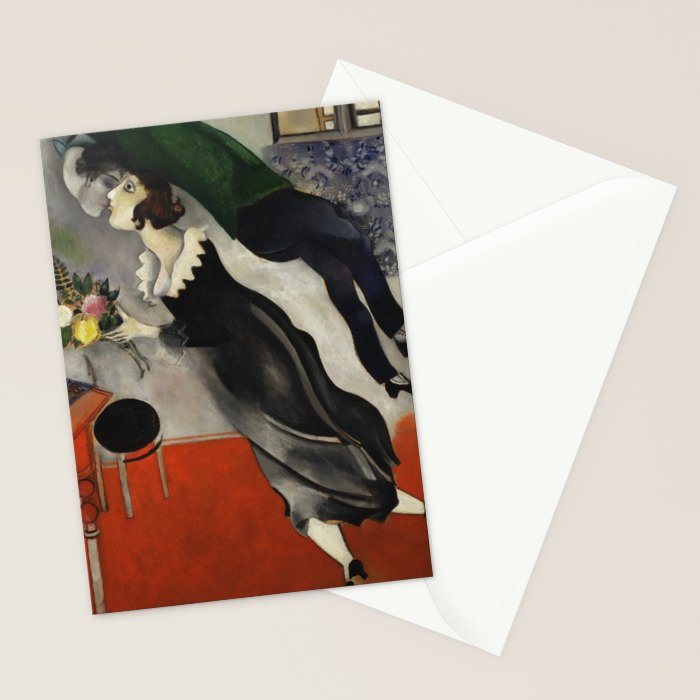Marc Chagall, The Birthday 1915 Artwork, Posters Tshirts Prints Bags Men Women Kids Stationery Card Gallery Image 2