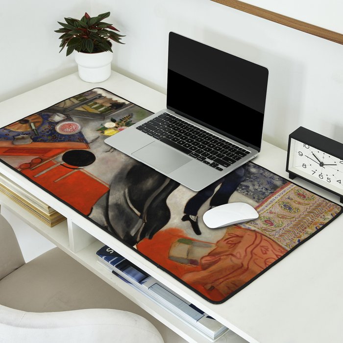 Marc Chagall, The Birthday 1915 Artwork, Posters Tshirts Prints Bags Men Women Kids Desk Mat Gallery Image 2