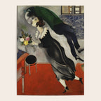 Marc Chagall, The Birthday 1915 Artwork, Posters Tshirts Prints Bags Men Women Kids Poster Gallery Image 4