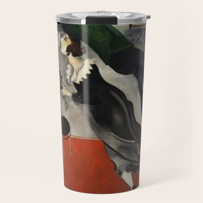 Marc Chagall, The Birthday 1915 Artwork, Posters Tshirts Prints Bags Men Women Kids Travel Mug Gallery Image 1