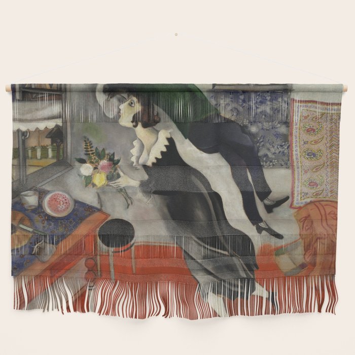 Marc Chagall, The Birthday 1915 Artwork, Posters Tshirts Prints Bags Men Women Kids Wall Hanging Gallery Image 1