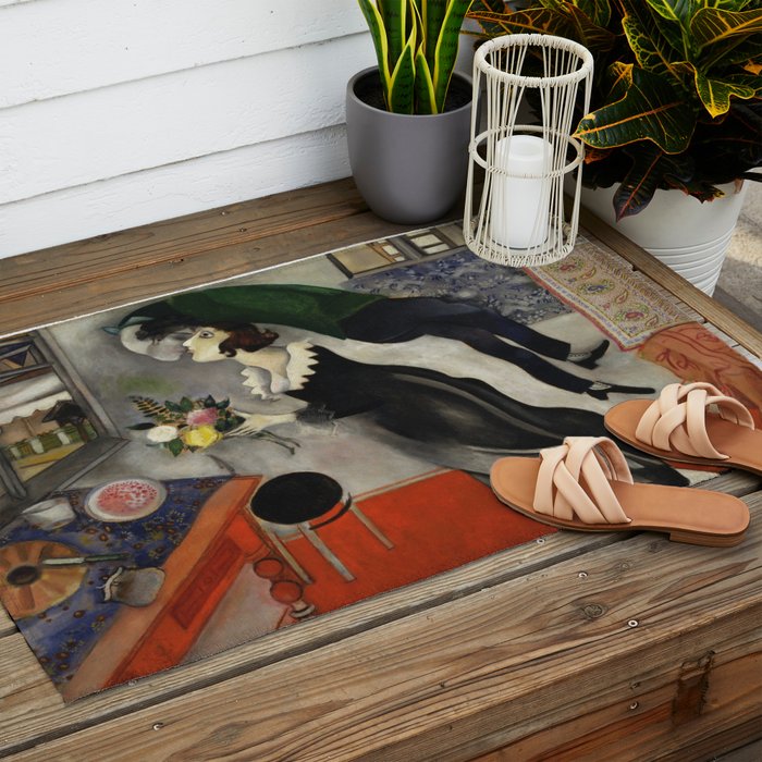 Marc Chagall, The Birthday 1915 Artwork, Posters Tshirts Prints Bags Men Women Kids Outdoor Rug Gallery Image 2