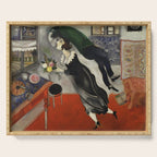 Marc Chagall, The Birthday 1915 Artwork, Posters Tshirts Prints Bags Men Women Kids Serving Tray Gallery Image 1