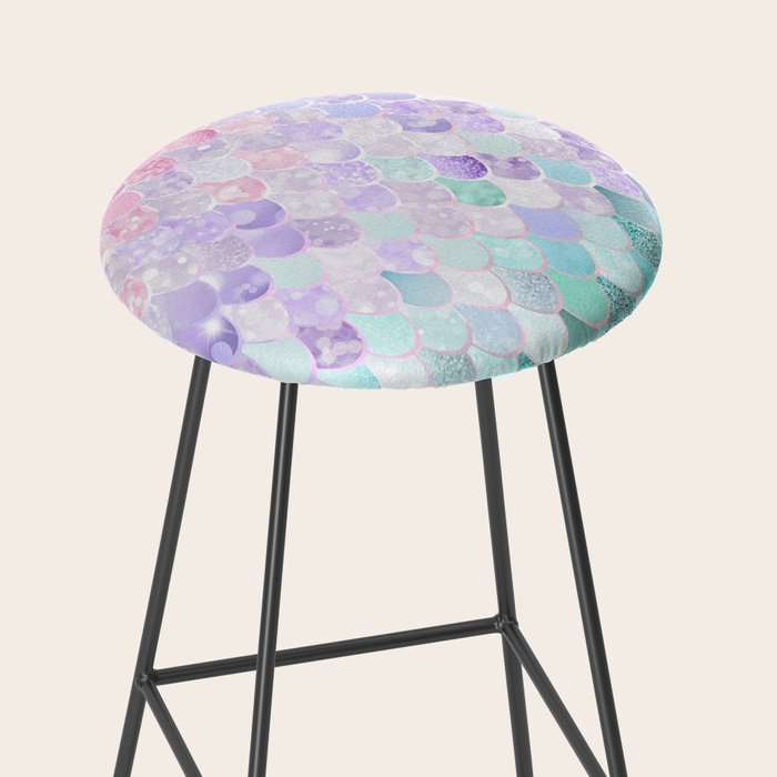 Mermaid Pastel Aesthetics Stool Gallery Image 2