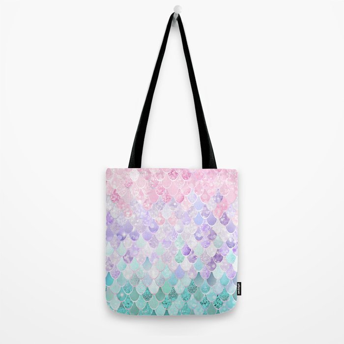 Mermaid Pastel Aesthetics Tote Bag Gallery Image 2