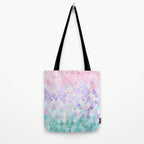Mermaid Pastel Aesthetics Tote Bag Gallery Image 2