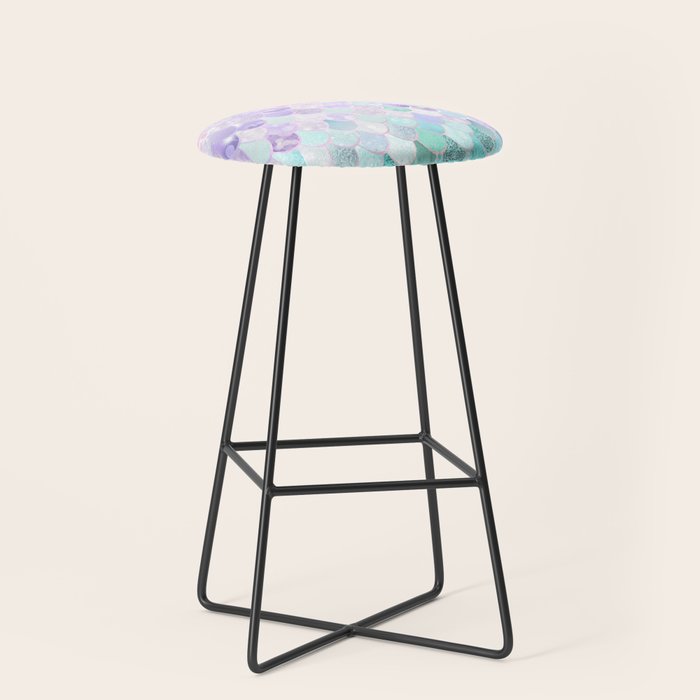 Mermaid Pastel Aesthetics Stool Gallery Image 1