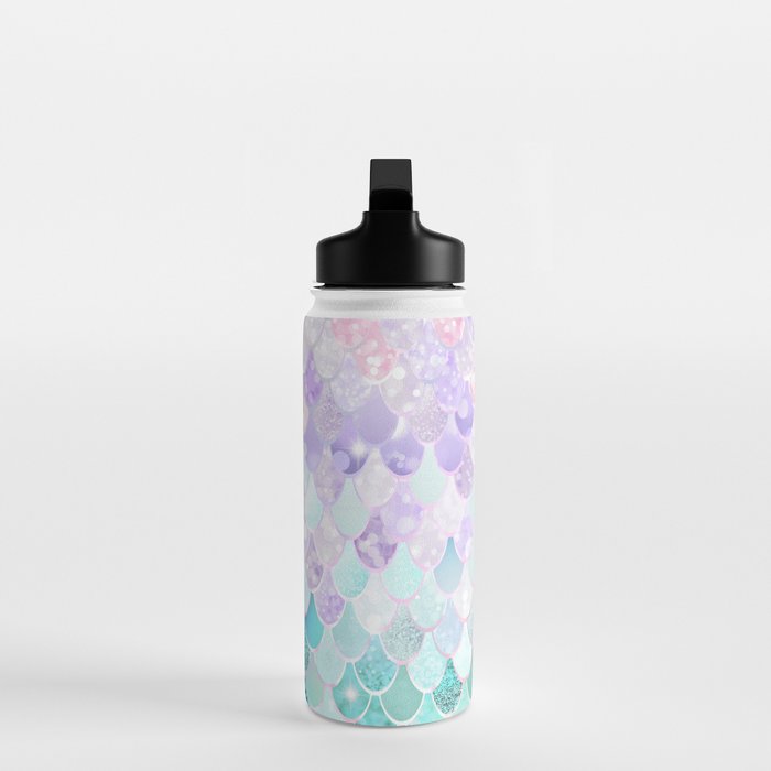 Mermaid Pastel Aesthetics Water Bottle Gallery Image 3
