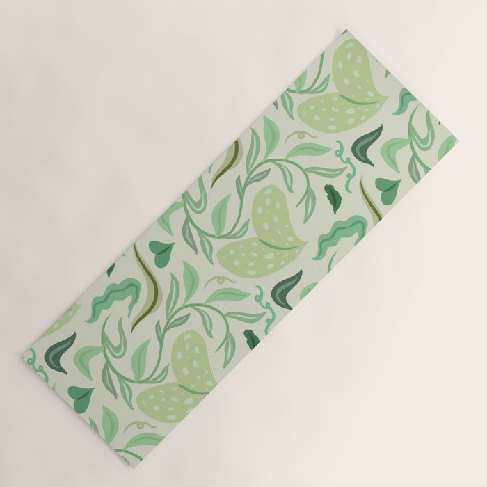 Playful Greens Yoga Mat Gallery Image 1