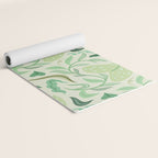 Playful Greens Yoga Mat Gallery Image 2