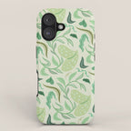 Playful Greens iPhone Case Gallery Image 1