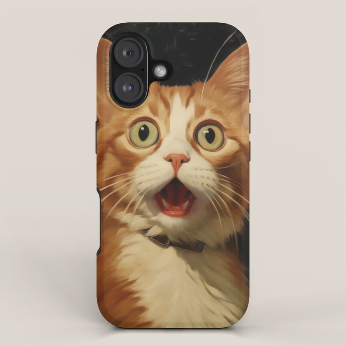 Shocked Cat IV iPhone Case Gallery Image 1