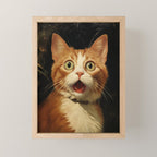 Shocked Cat IV Mini Art Print Gallery Image 1