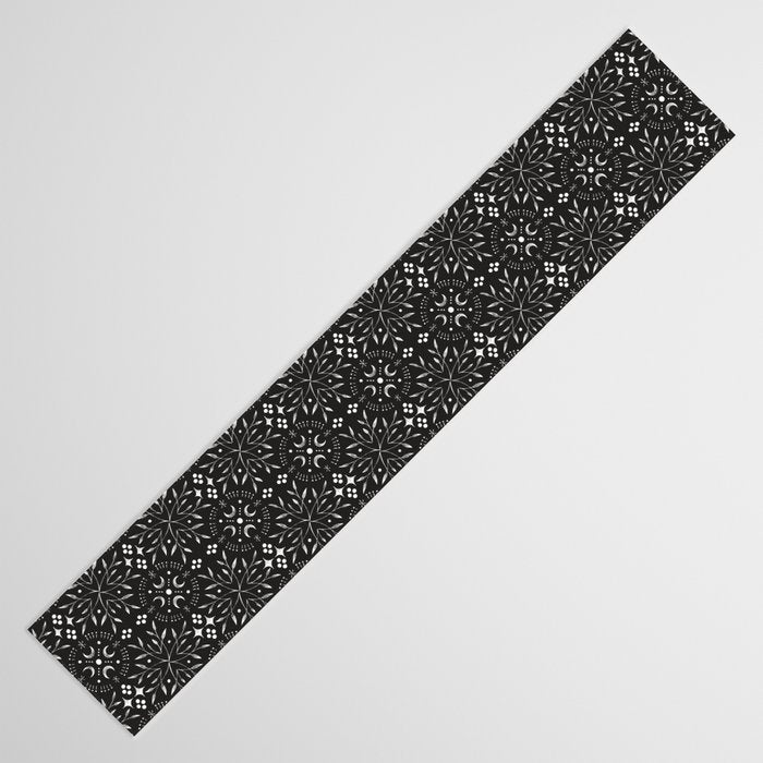 Mystical mosaic lunar phases BN Table Runner Gallery Image 3