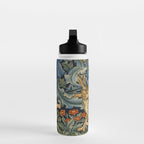 William Morris Forest Rabbit , Morris Floral Water Bottle Gallery Image 3