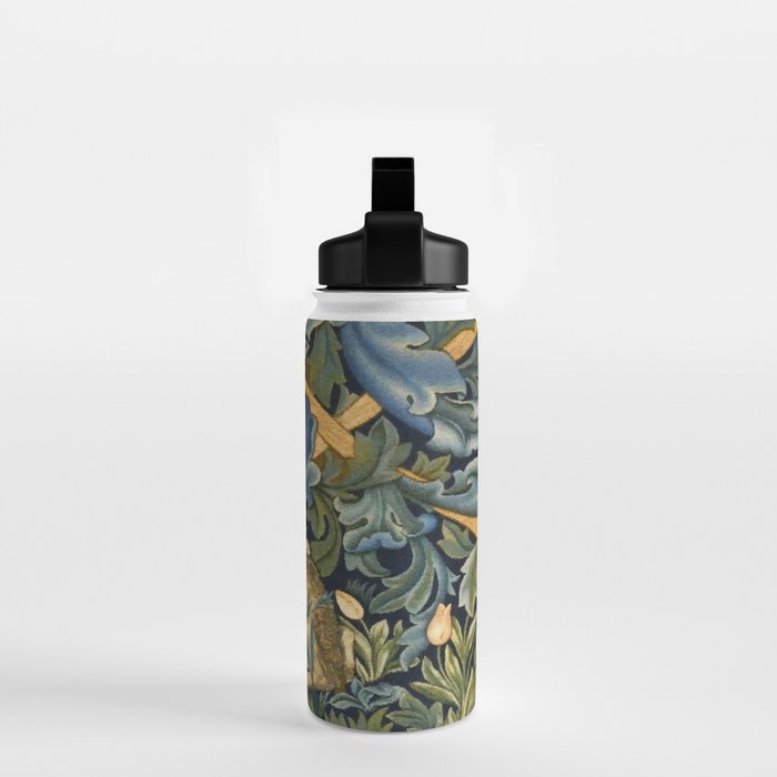 William Morris Forest Rabbit , Morris Floral Water Bottle Gallery Image 2