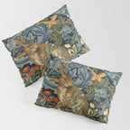 William Morris Forest Rabbit , Morris Floral Pillow Sham Gallery Image 3