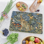 William Morris Forest Rabbit , Morris Floral Cutting Board Gallery Image 2