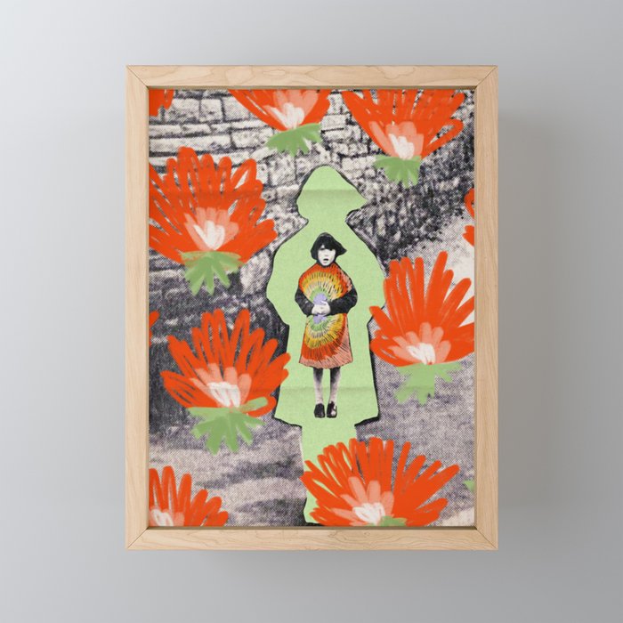Protect the Flowers Mini Art Print Gallery Image 1