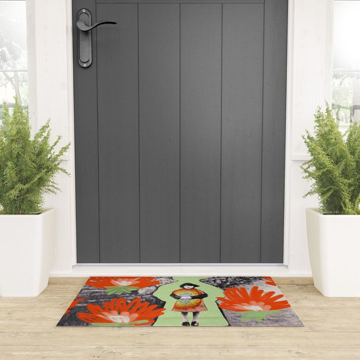 Protect the Flowers Welcome Mat Gallery Image 3