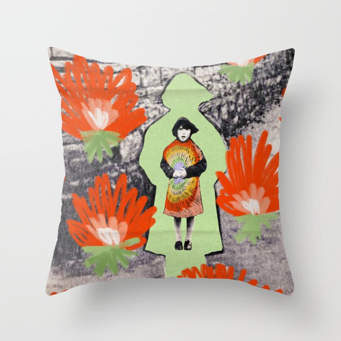 Protect the Flowers Throw Pillow Gallery Image 6