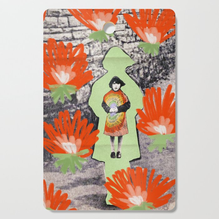Protect the Flowers Cutting Board Gallery Image 1