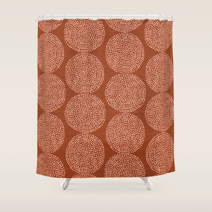 Beech in Rust Shower Curtain Gallery Image 1