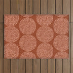 Beech in Rust Outdoor Rug Gallery Image 1