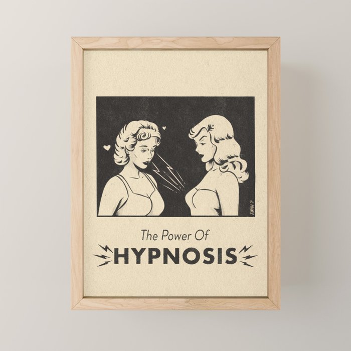 the power of hypnosis Mini Art Print Gallery Image 1