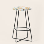 Honey Bees and Orange Flowers Stool Gallery Image 1