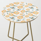 Honey Bees and Orange Flowers Side Table Gallery Image 2