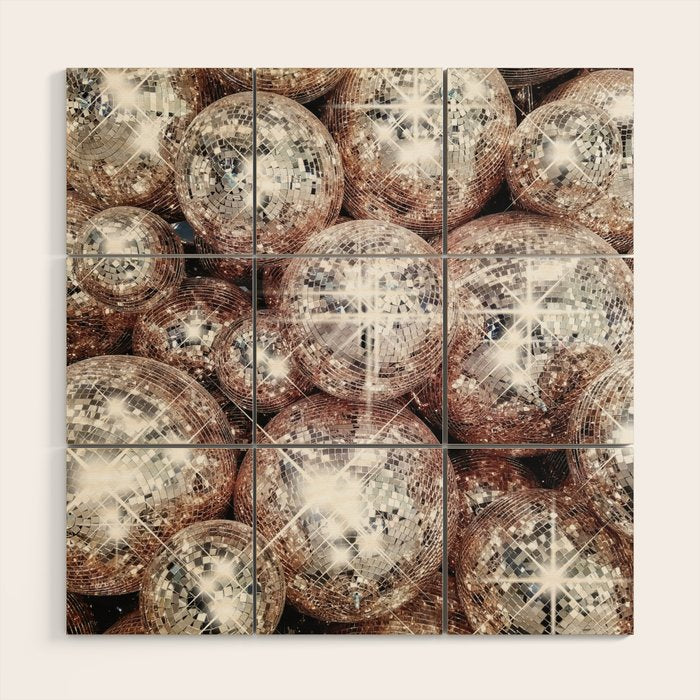 Disco Balls Wood Wall Art Gallery Image 1
