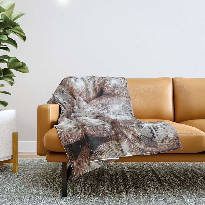 Disco Balls Throw Blanket Gallery Image 1