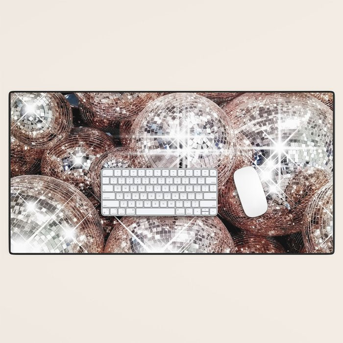 Disco Balls Desk Mat Gallery Image 1