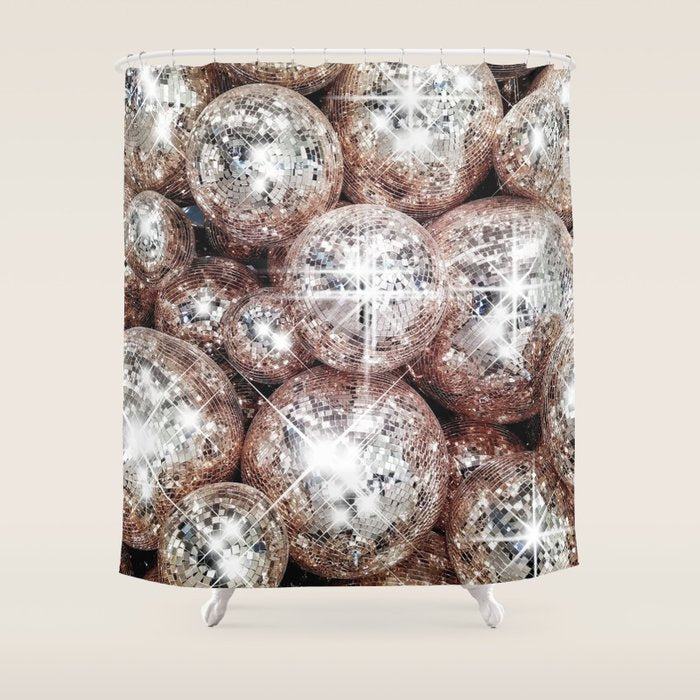 Disco Balls Shower Curtain Gallery Image 1