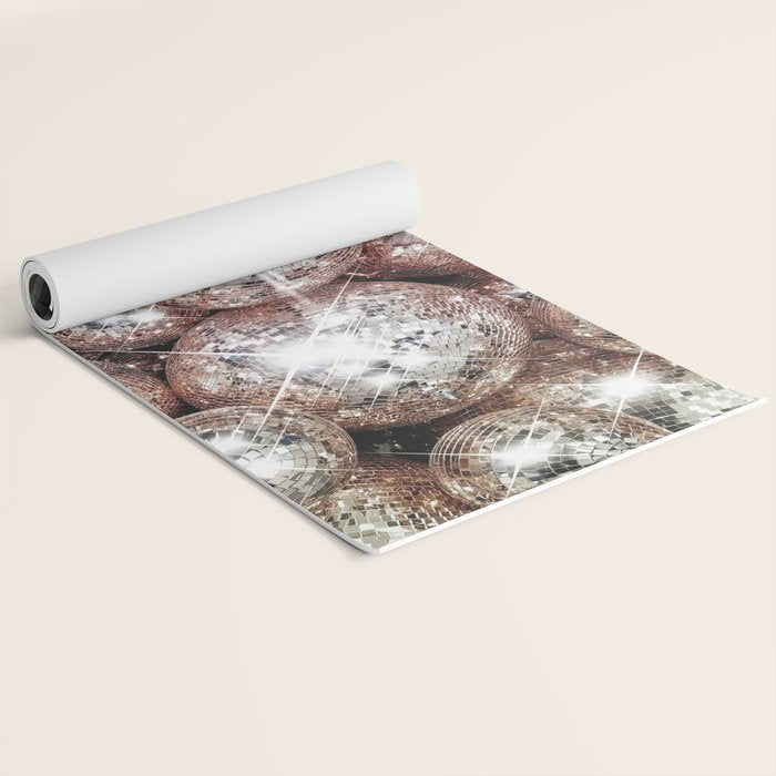 Disco Balls Yoga Mat Gallery Image 2