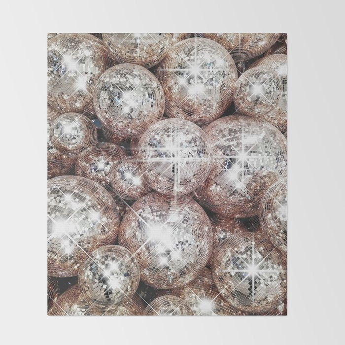 Disco Balls Throw Blanket Gallery Image 2