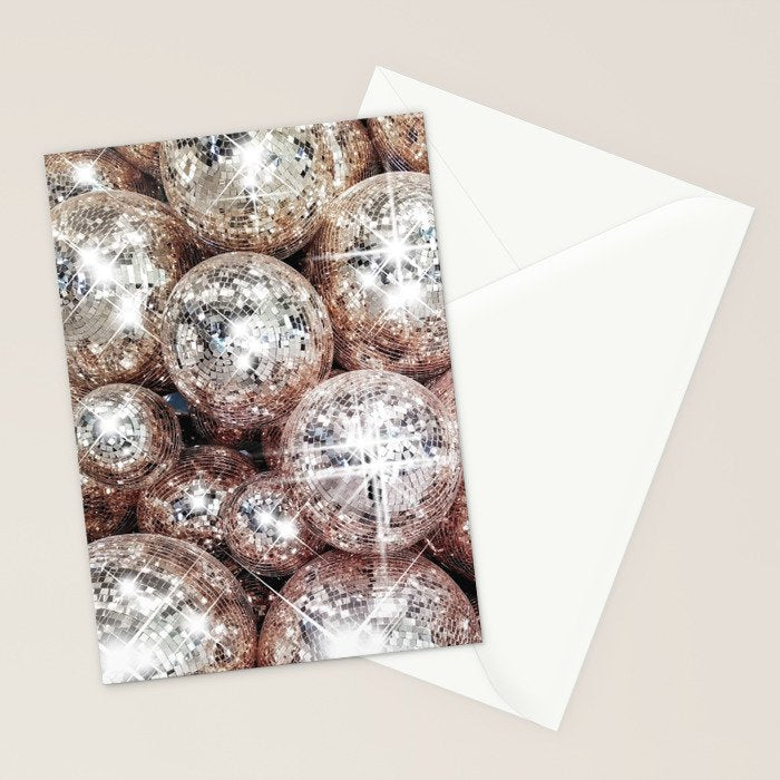 Disco Balls Stationery Card Gallery Image 2